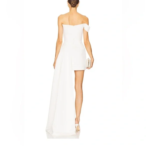 Sau Lee Brenda dress in white